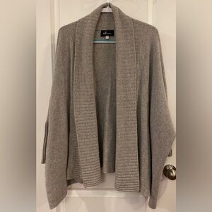 soft by naadam 100% Cashmere Long Cardigan Sz XS/S Grey Oversized
